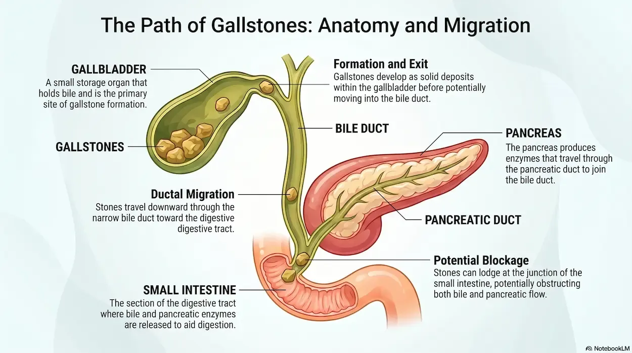 Gallstones can block bile ducts and cause jaundice
