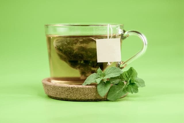 Mint Green Tea for Digestion